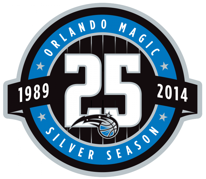 Orlando Magic 2013-2014 Anniversary Logo iron on paper